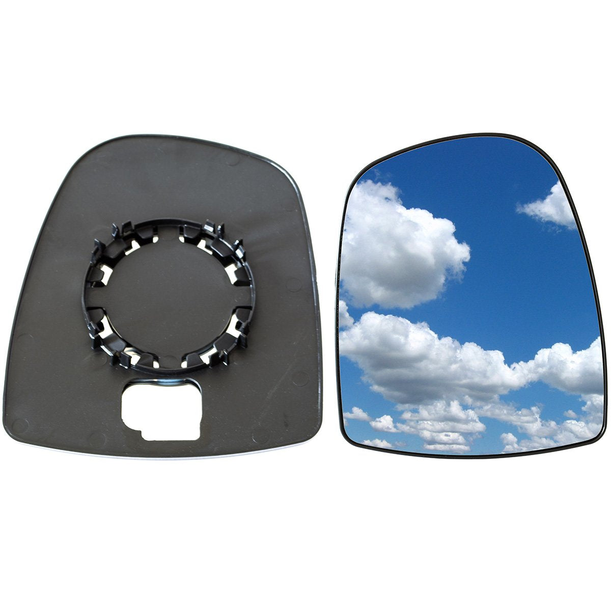 Renault Trafic II 01-14 manual mirror glass right