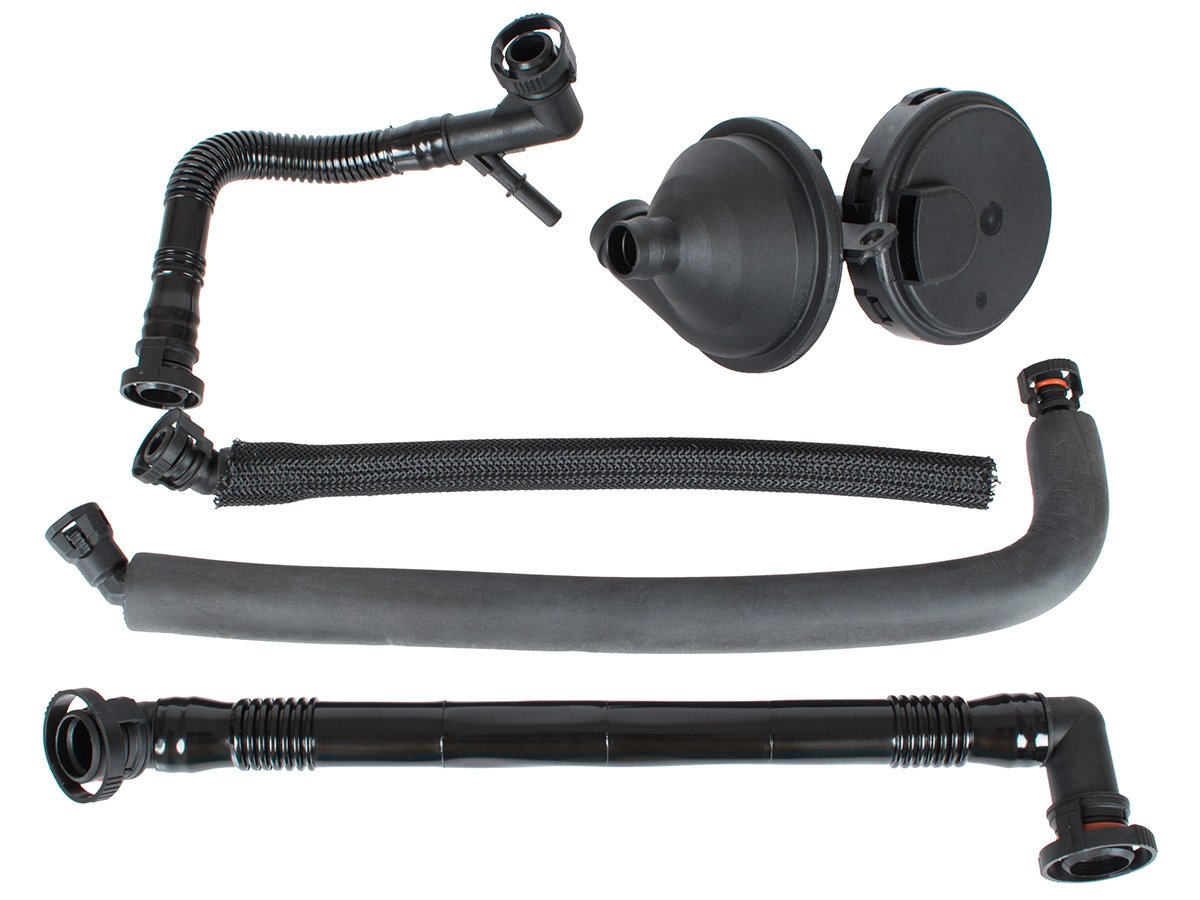 BMW 5 E39 95-04 M52 / M54 oil separator + hoses SET