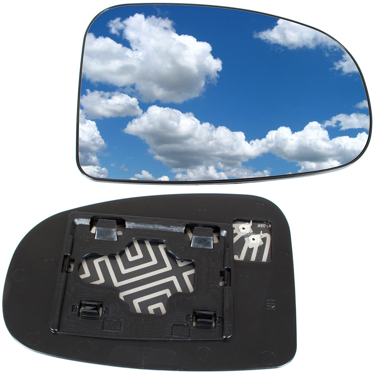 Toyota Prius III 08-16 HEATED mirror glass right