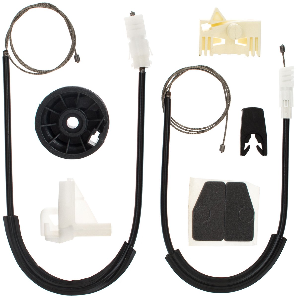 Renault Clio II 1998- 3 DOOR window regulator repair kit front left