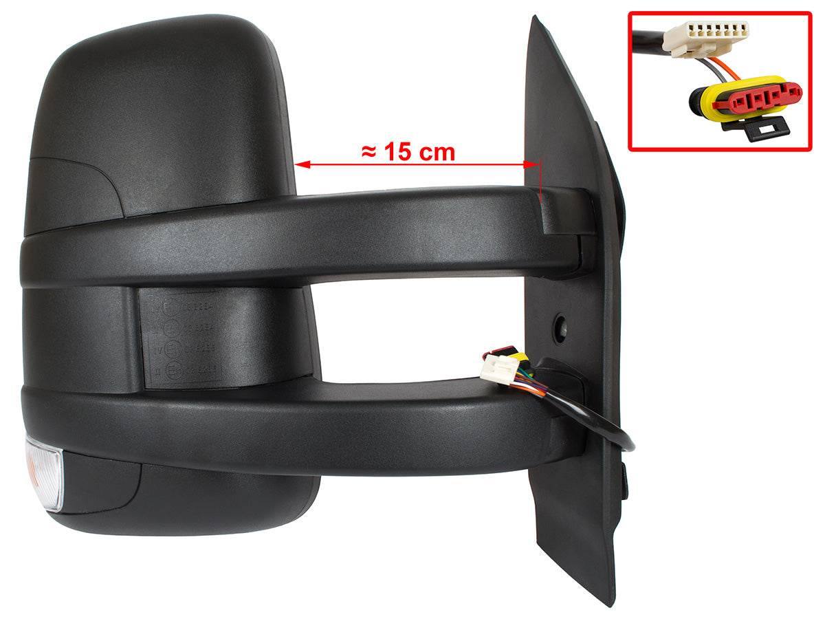 Iveco Daily VI 2014- electric exterior mirror LONG ARM right