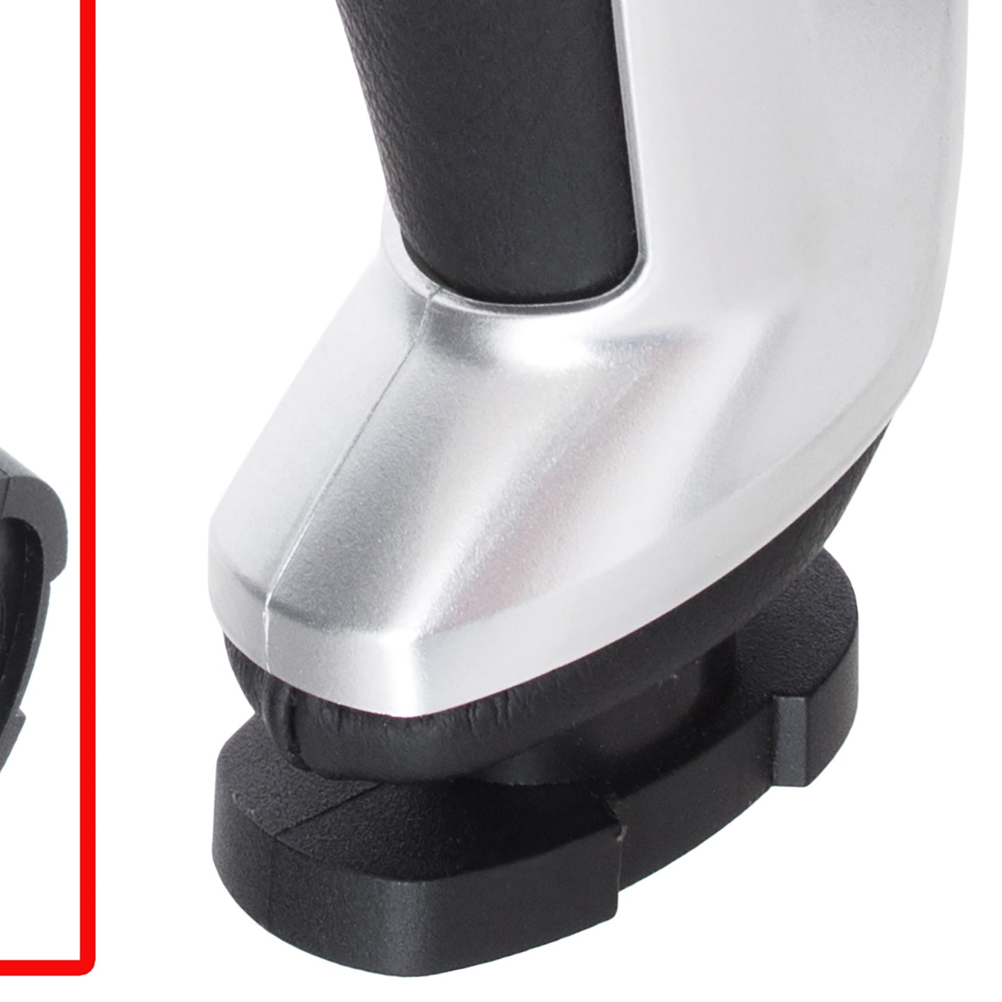 Citroen C5 III 08-17 AUTOMATIC gear knob BLACK LEATHER + SILVER