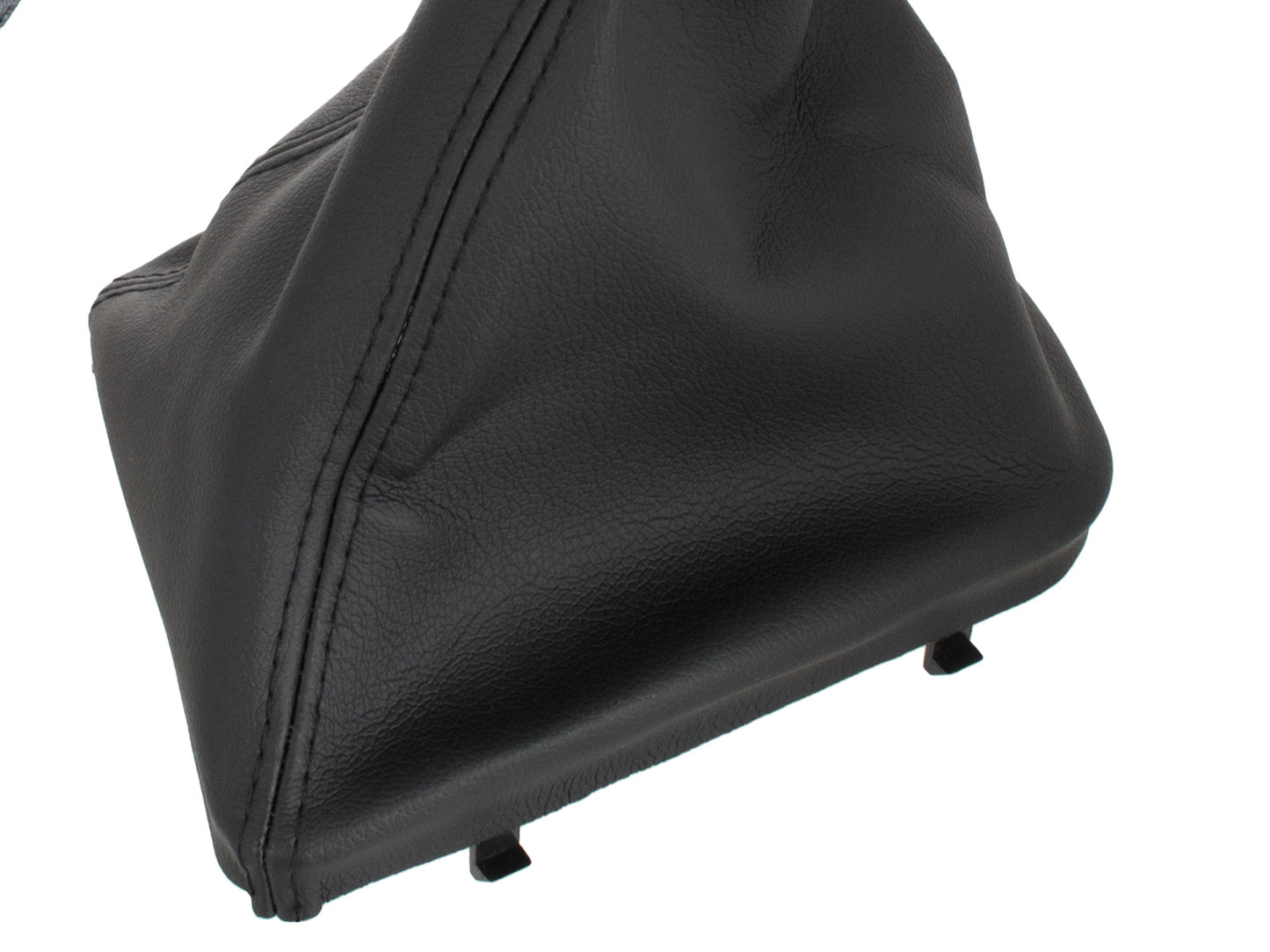 BMW 3 E36 90-00 gear knob BLACK ECO-LEATHER + gaiter with frame 6-SPEED