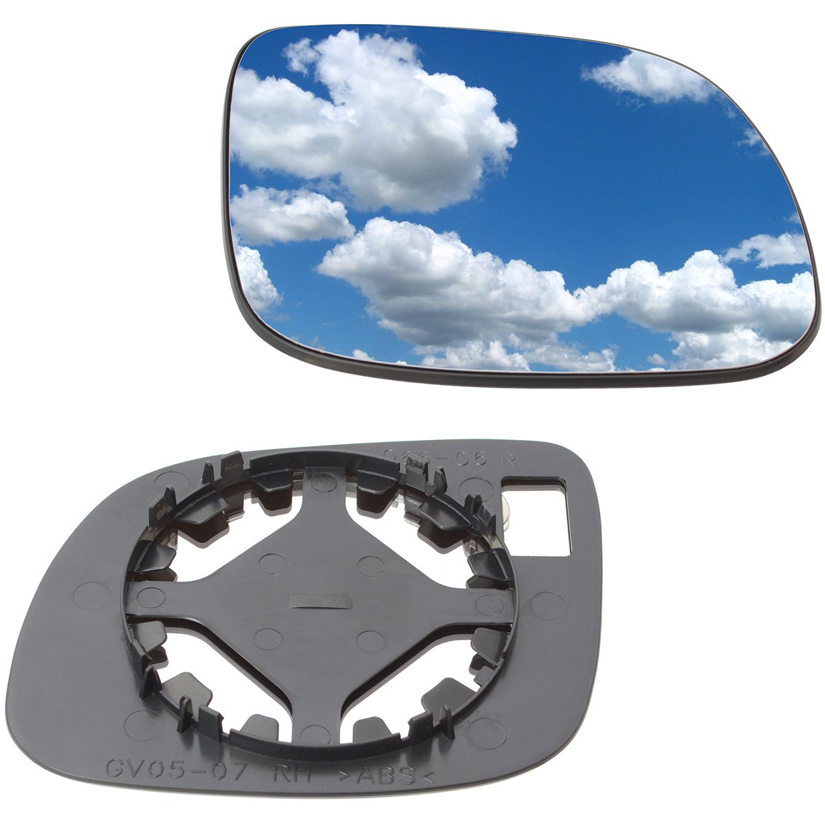 Skoda Fabia I 99-07 manual mirror insert SMALL right