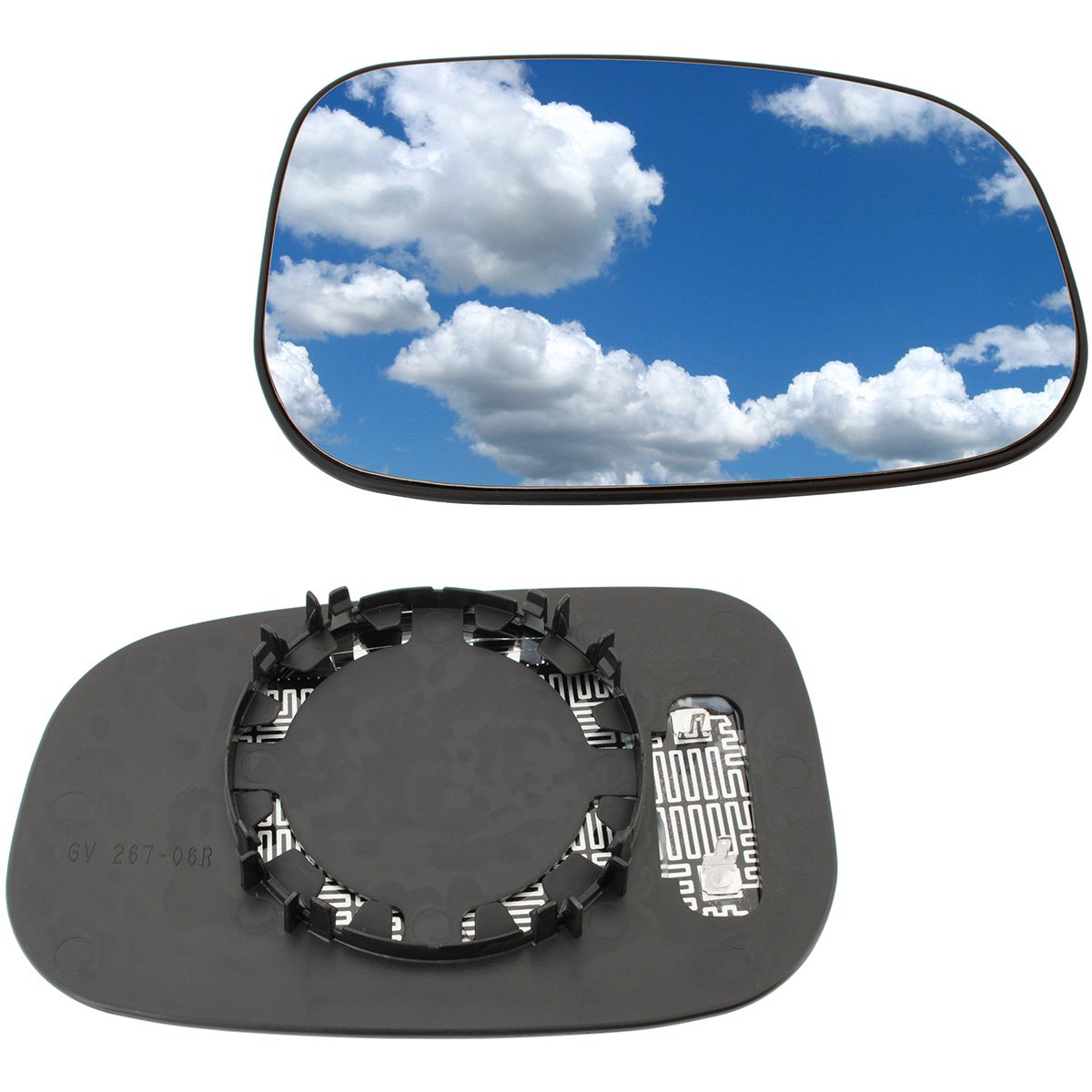 Volvo S40 FL 06-09 Heated Mirror Glass Right