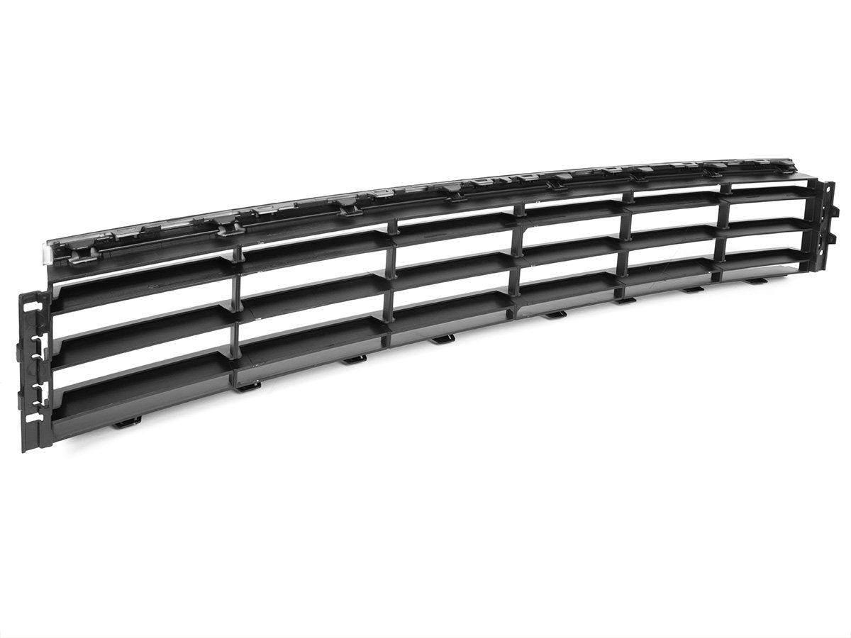 VW Passat B7 10-15 grille, central front bumper, BLACK