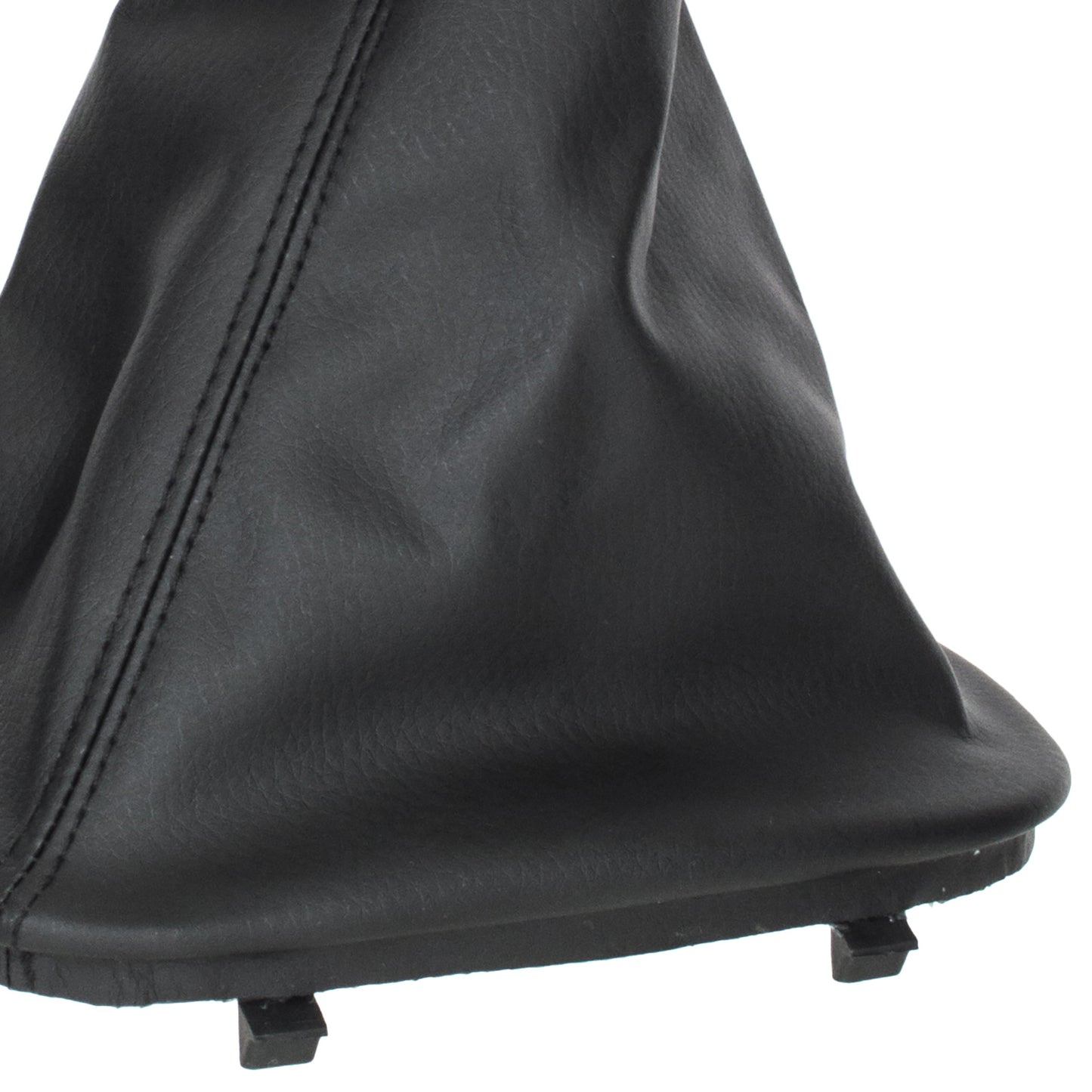 BMW 5 E34 87-96 gear knob BLACK ECO-LEATHER + gaiter BLACK with frame 5 GEARS