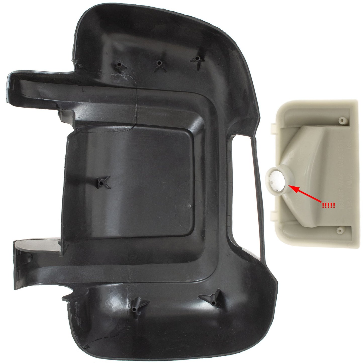 Fiat Ducato III 2006- exterior mirror housing + INDICATOR right