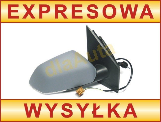 VW Polo 9N3 05-09 manual wing mirror TO BE PAINTED right
