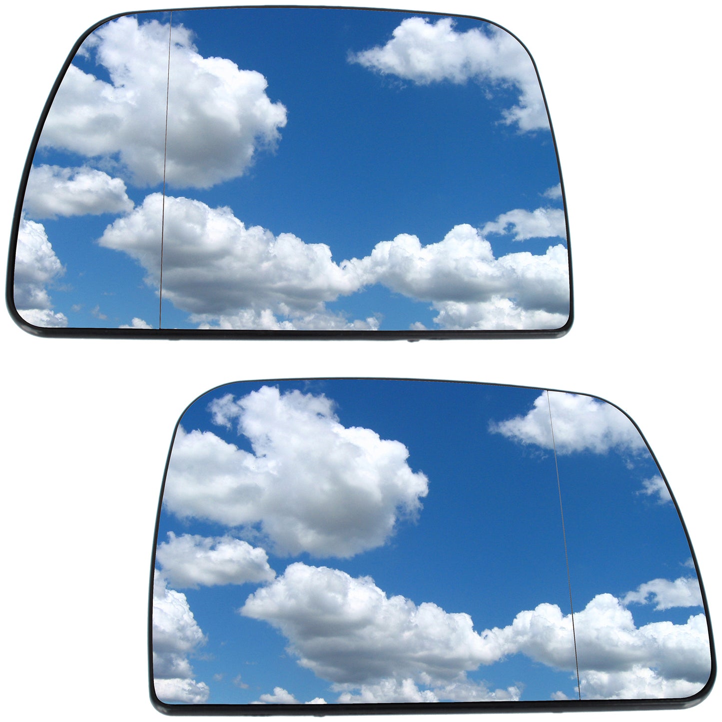 BMW X5 E53 99-06 heated mirror glass left + right 2 pcs. set