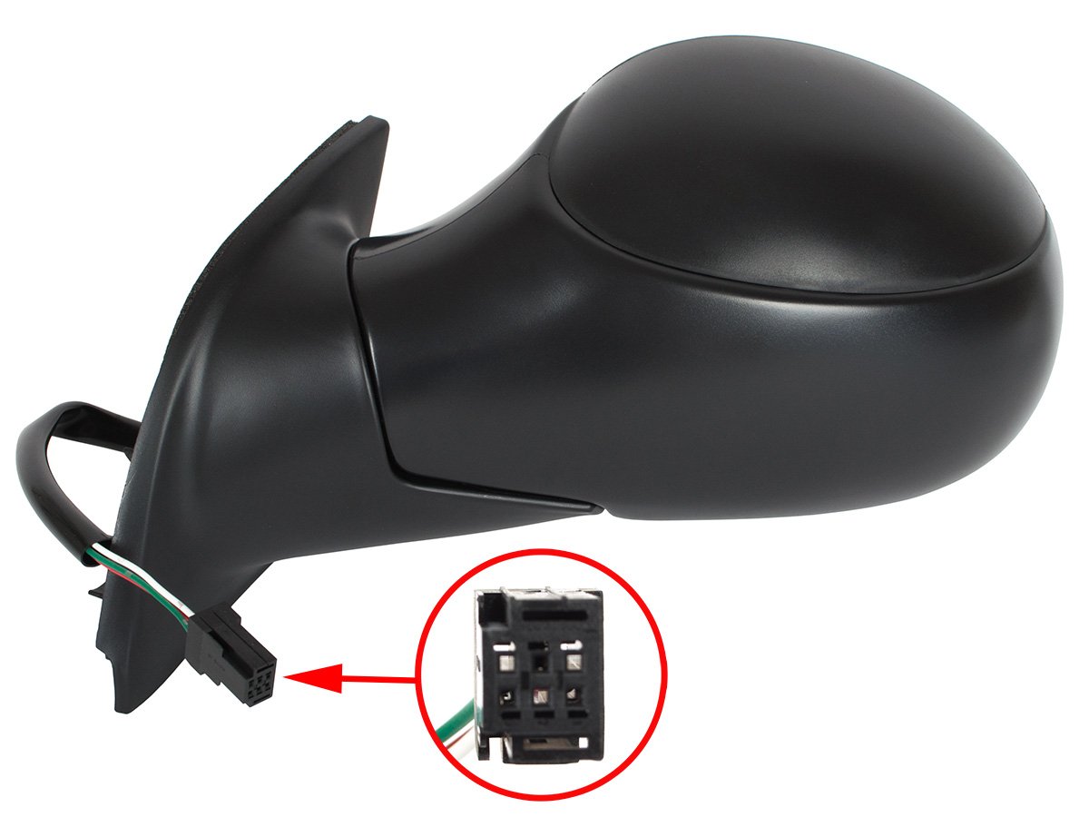 Citroen C3 2002 - electric door mirror BLACK left