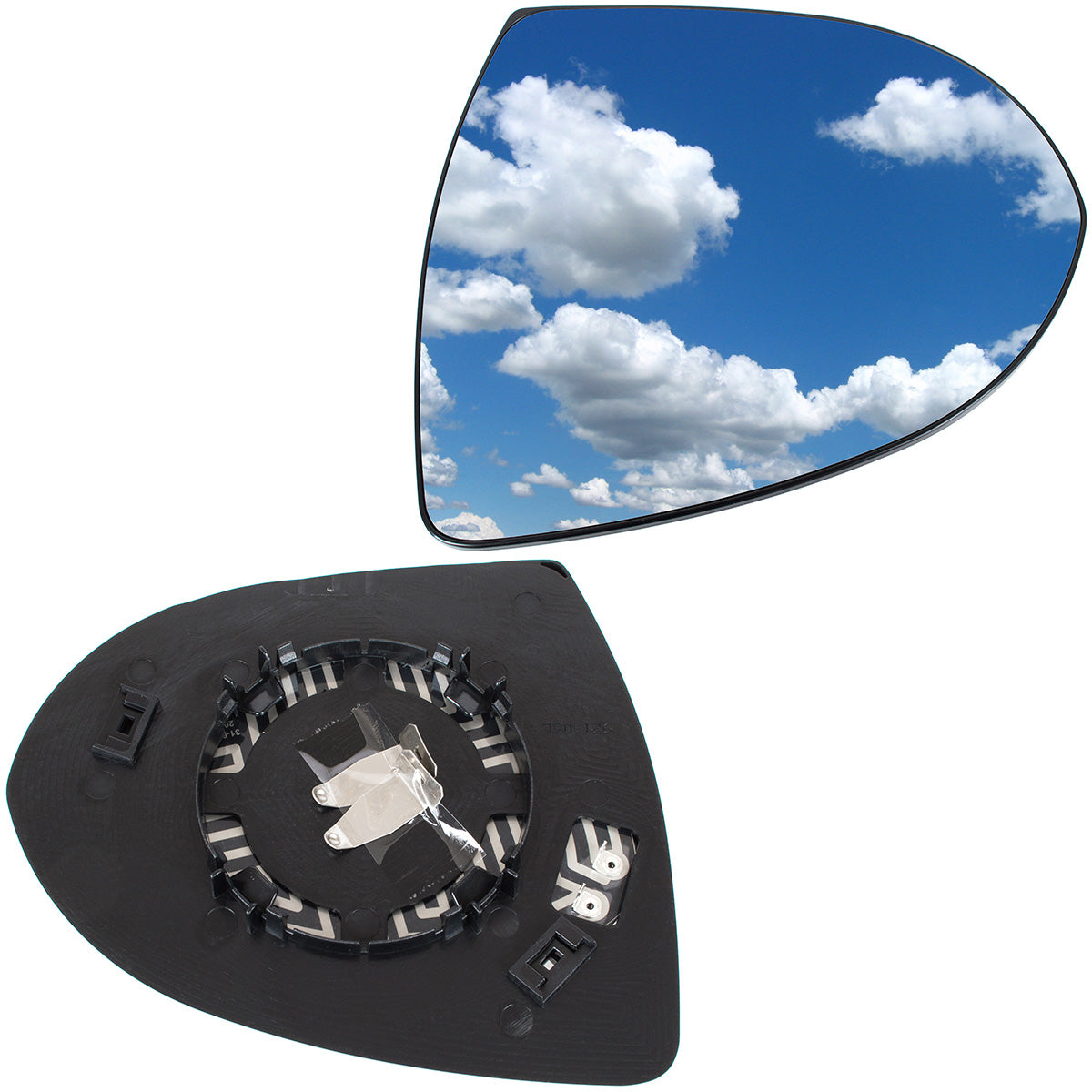 Kia Sportage III 10-15 mirror glass HEATED right
