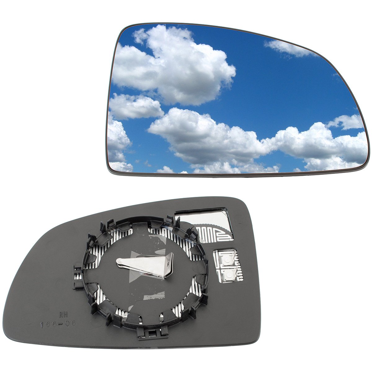 Opel Meriva A 03-10 Heated Right Mirror Glass