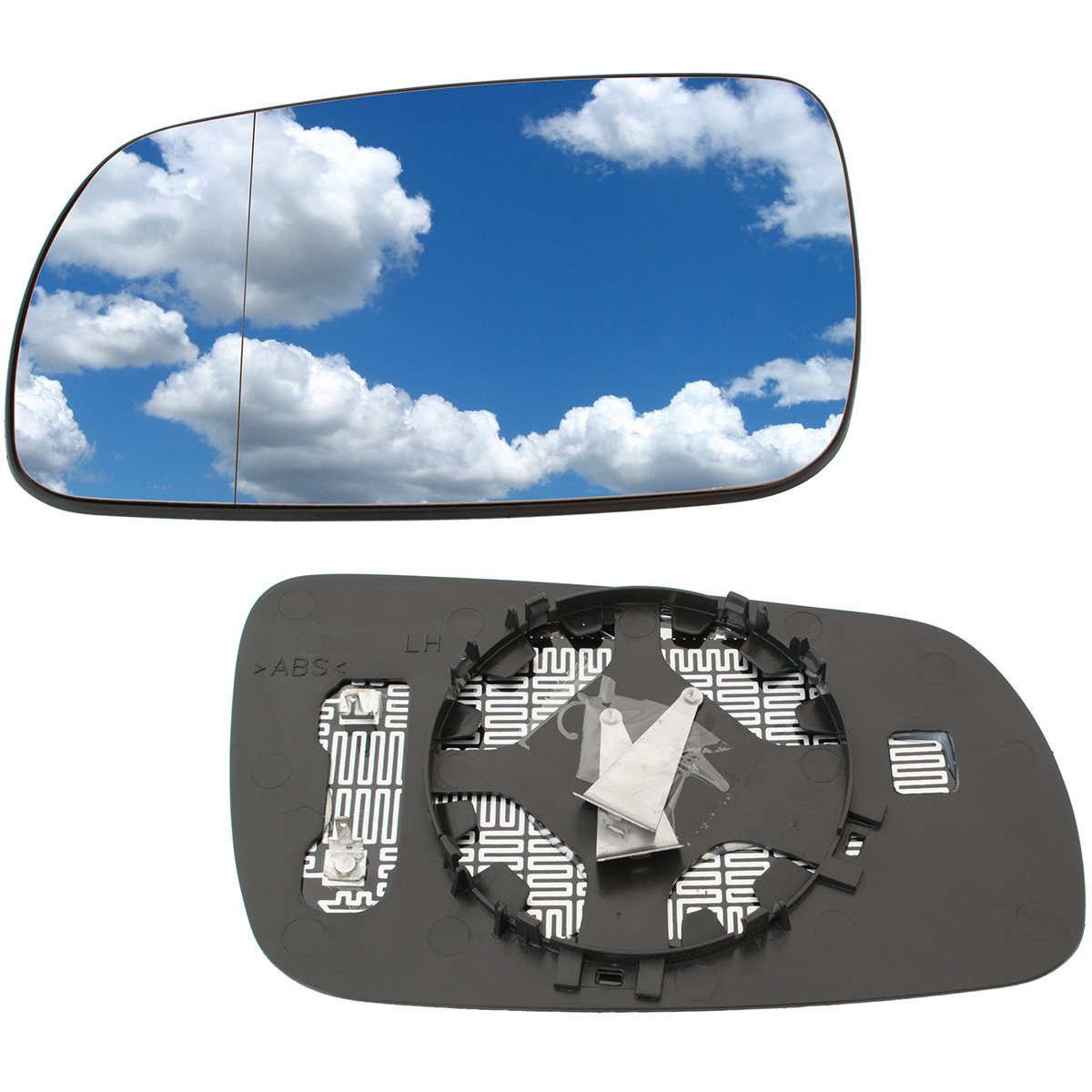 Skoda Fabia I 99-07 HEATED left mirror glass