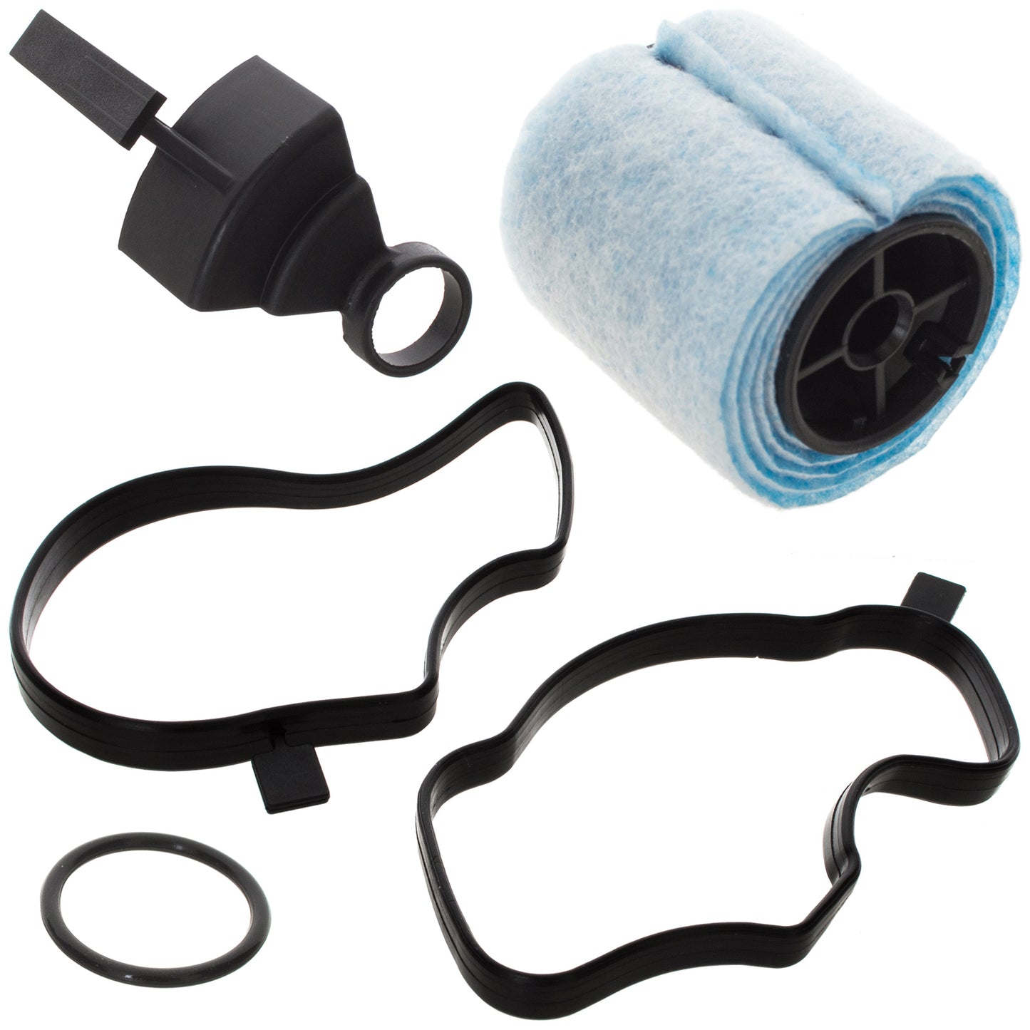 BMW 5 E39 98-04 M47 M57 oil separator filter + 3 gaskets SET