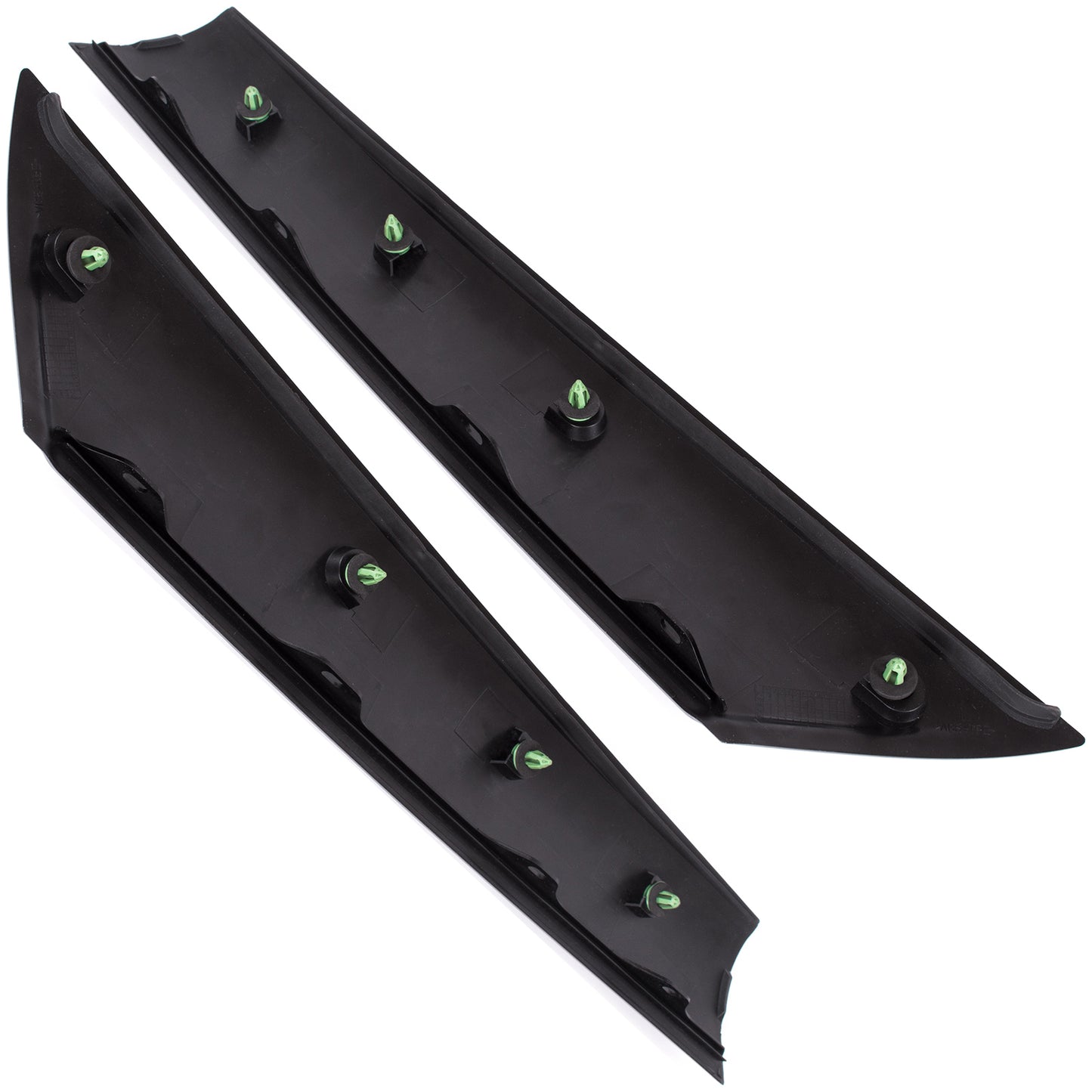 MINI R55 A-pillar exterior trim BLACK GLOSS left + right 2 pcs. SET