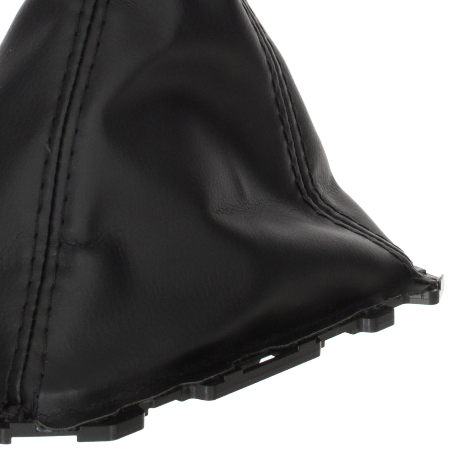 Ford Focus Mk3 FL 14-18 gear knob BLACK ECO-LEATHER + BLACK + gaiter with frame 6 SPEEDS