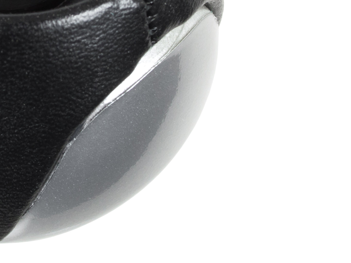 Hyundai Elantra gear knob BLACK + CHROME - SEMI-MATTE 5-SPEED