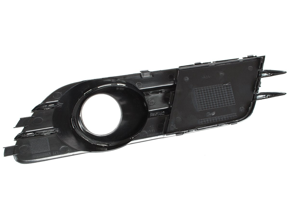 Audi A6 C7 11-14 WITH FOG LIGHTS fake grille for front bumper BLACK + CHROME left