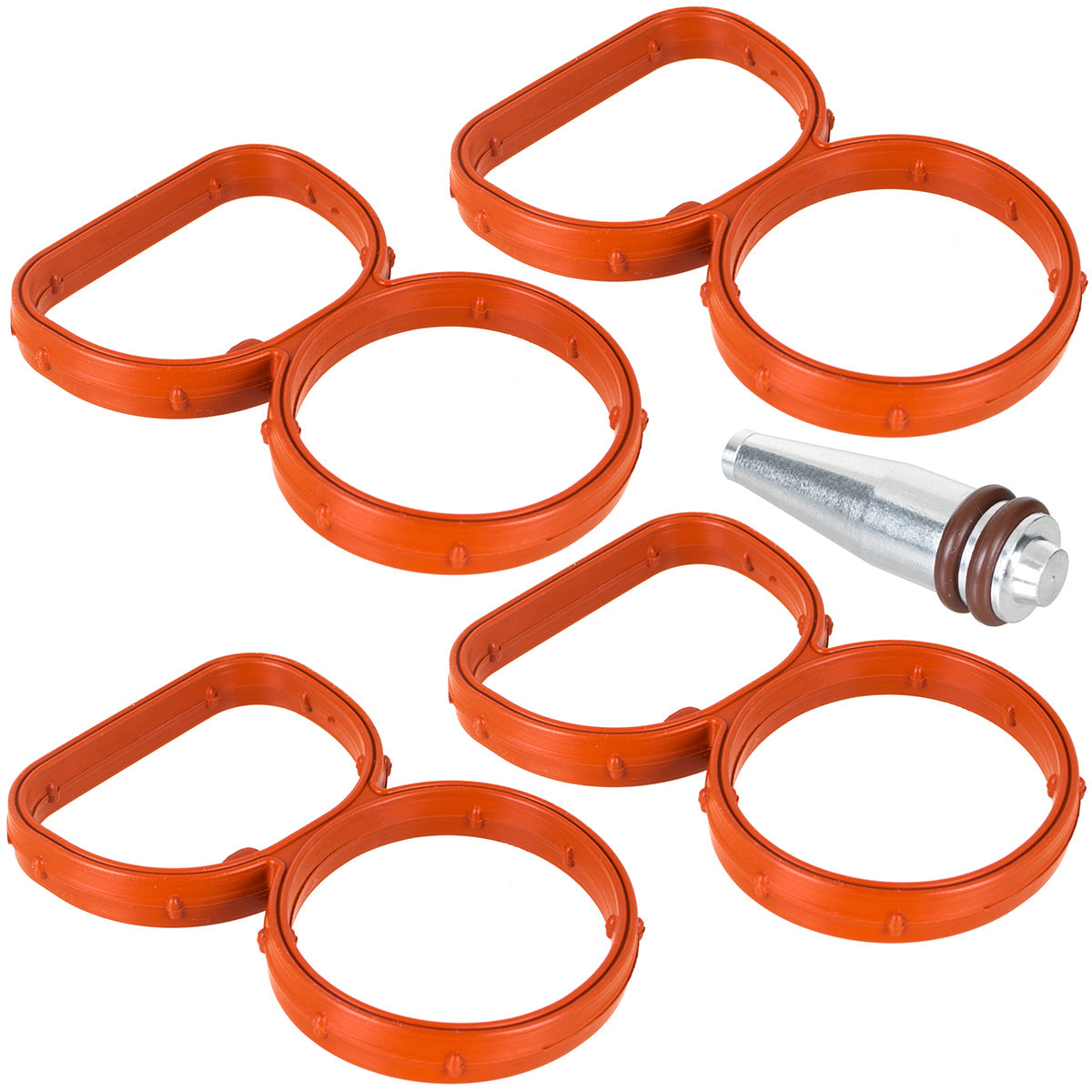 BMW 3 E90 / E91 / E92 / E93 04-13 N47 D20 intake manifold swirl flap delete blanking plugs with gaskets 5 pcs. SET
