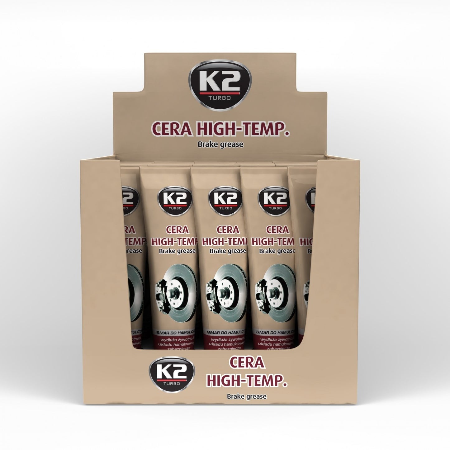 Smar do hamulców K2 CERA HIGH-TEMP. BRAKE GREASE 100ml B408N