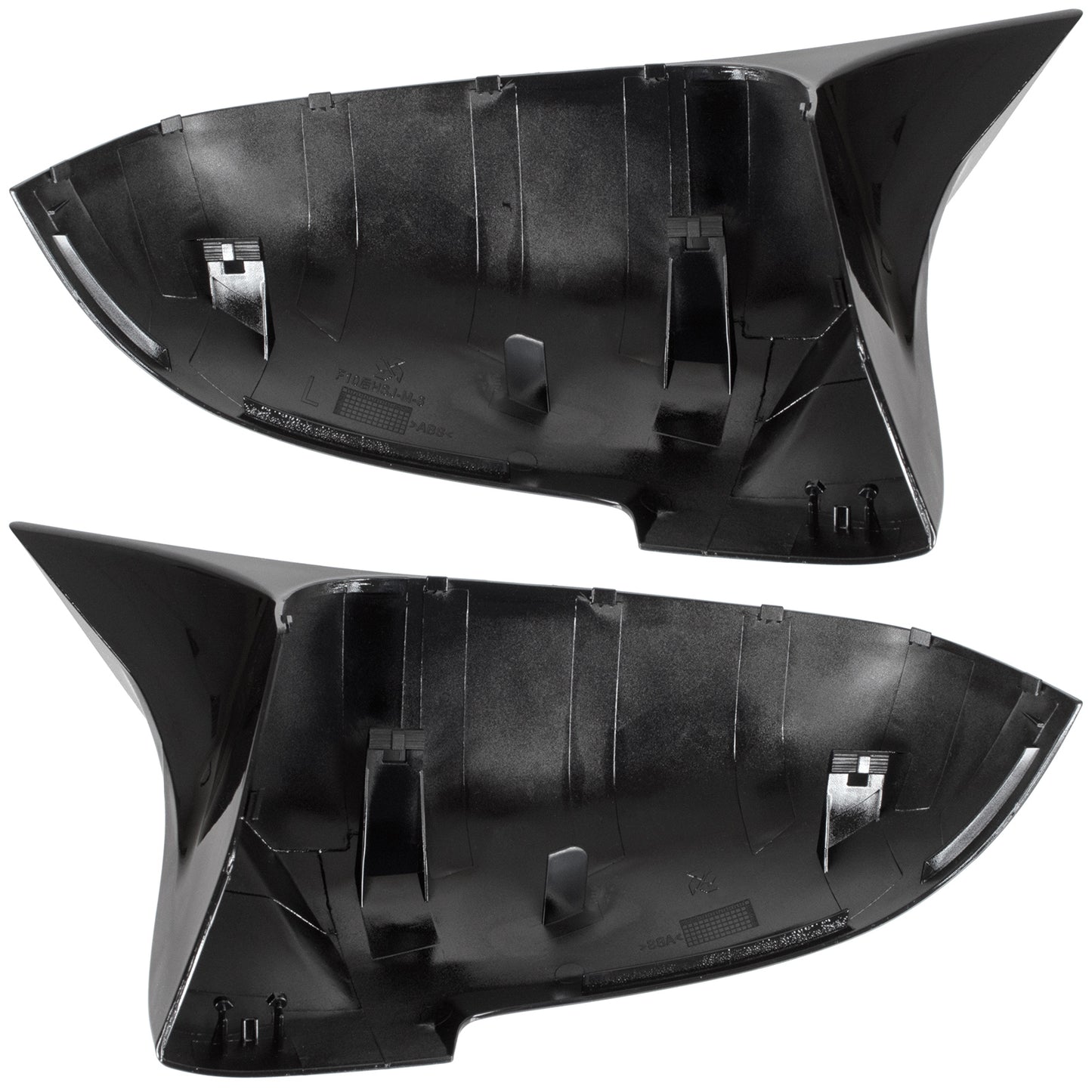 BMW 5 F07 F10 F11 13-17 calotta specchietto NERO LUCIDO sinistro + destro set 2 pezzi