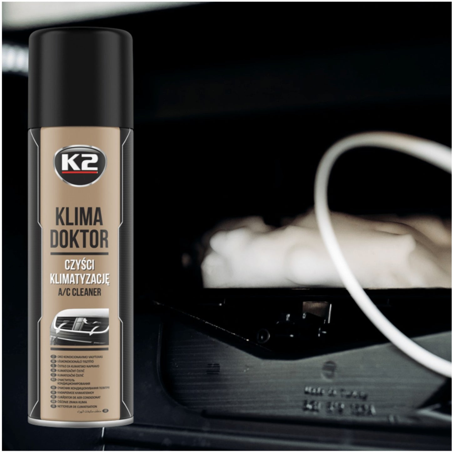 Pianka do czyszczenia klimatyzacji K2 KLIMA DOKTOR 500ml aerozol W100