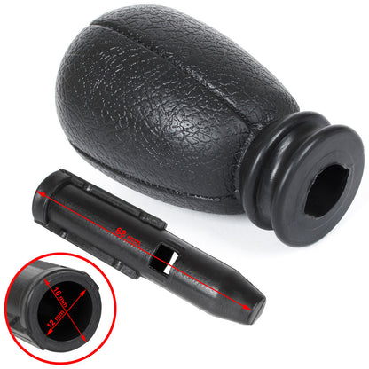 Citroen Xsara Picasso 99-02 gałka zmiany biegów CZARNA + BIAŁY SCHEMAT + adapter / przejściówka dźwigni drążka gałki zmiany biegów 2 szt. KPL