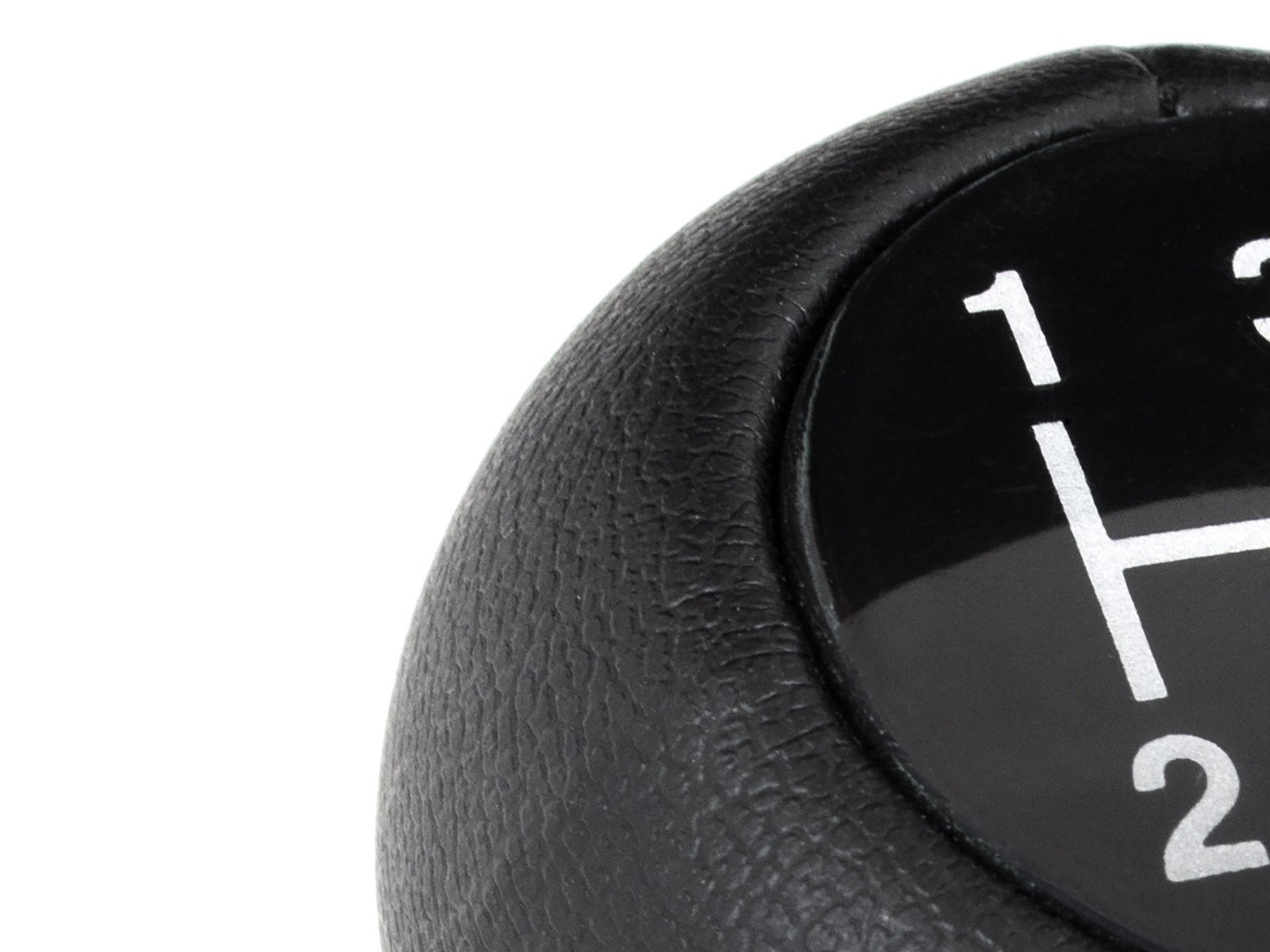 Saab 900 CROCODILE 78-93 gear knob BLACK ECO LEATHER 5 SPEED