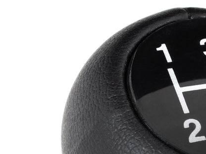 Saab 900 CROCODILE 78-93 gear knob BLACK ECO LEATHER 5 SPEED