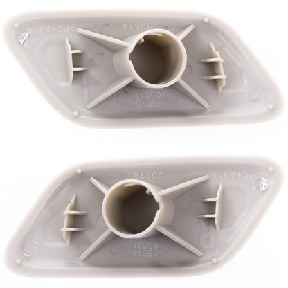 Toyota Avensis II FL T25 2006- headlight washer cap grey left + right 2 pcs. SET