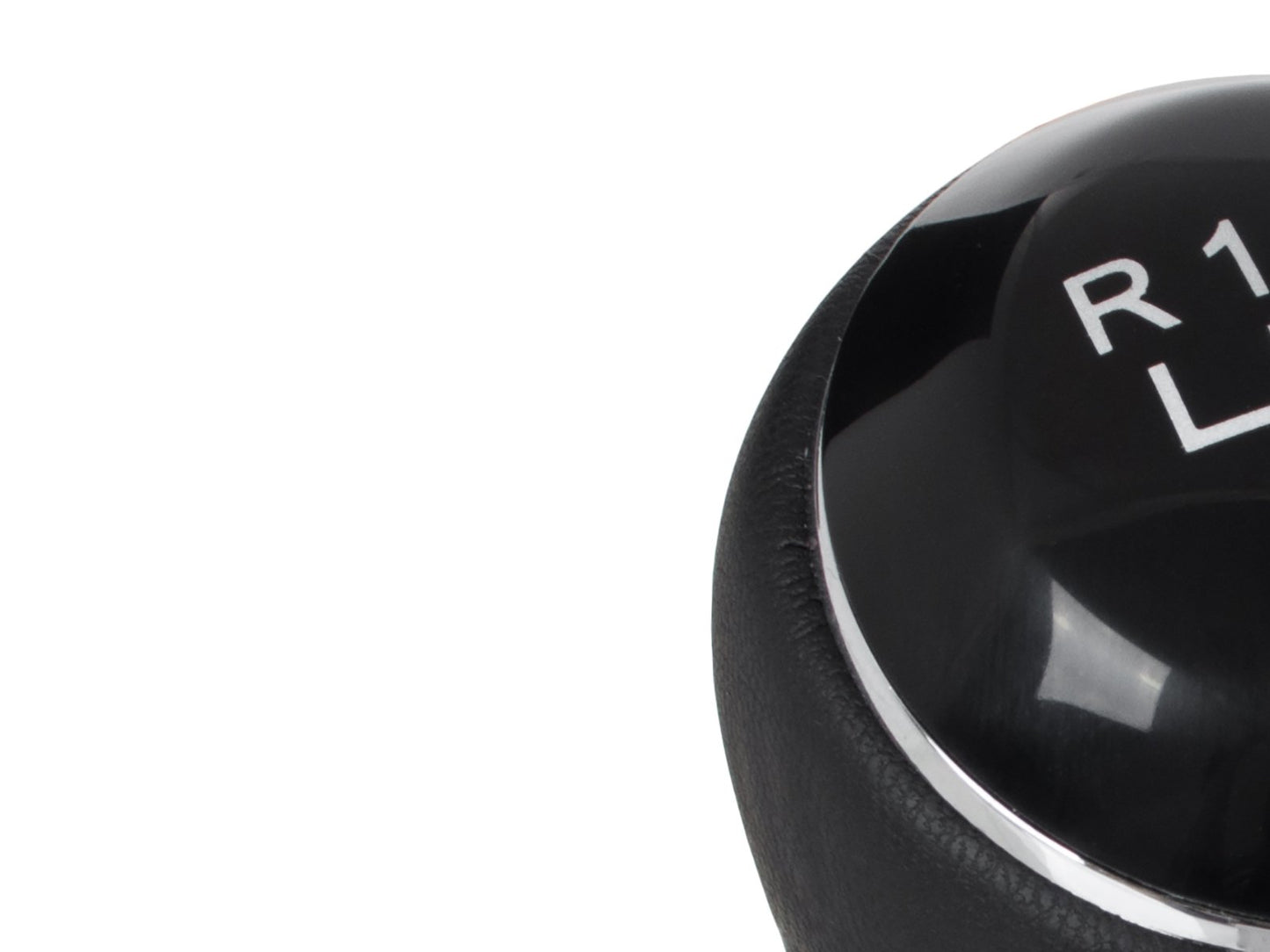 VW Passat B6 06-11 gear knob BLACK LEATHER 6 SPEED
