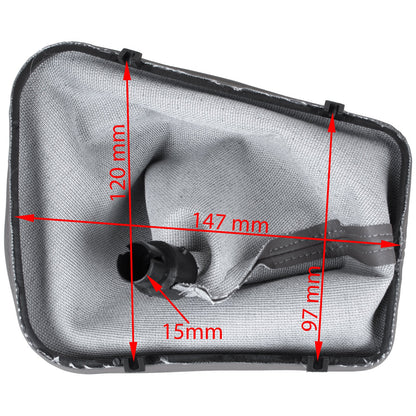 BMW 3 E46 98-05 gear lever dust cover GREY + frame