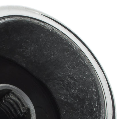Alfa Romeo Mito 2008 - Gear knob BLACK ECO-LEATHER + CHROME 6 SPEEDS