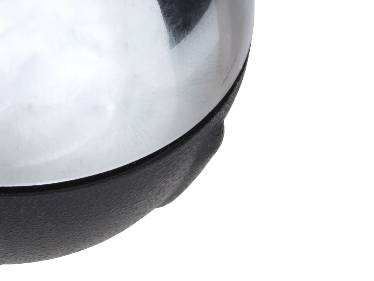 Fiat 500 2007- gear knob CHROME + BLACK 5-SPEED