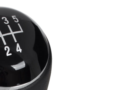VW Passat B6 06-11 gear knob BLACK LEATHER 5 SPEED