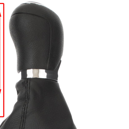 Skoda Octavia II 07-14 gear knob + gaiter with frame ECO-LEATHER 5 SPEED