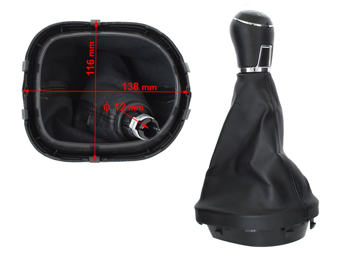 VW Touran II 10-16 gear knob + GAITER 6 SPEED