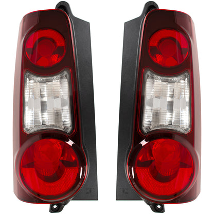 Citroen Berlingo III FL 12-19 WITH DOORS left + right tail light 2 pcs. SET