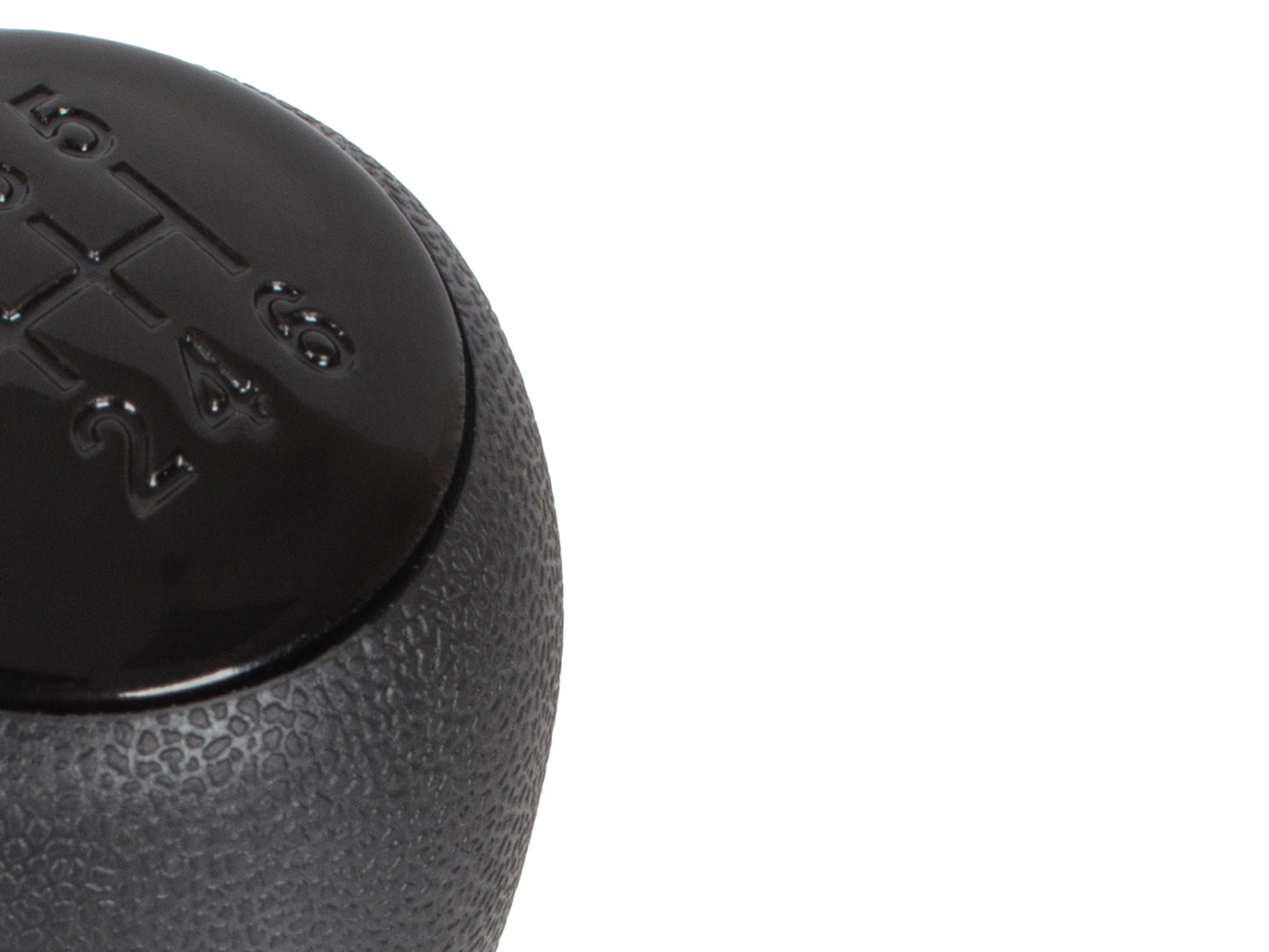 Fiat Doblo 09-18 gear knob BLACK 6 GEARS