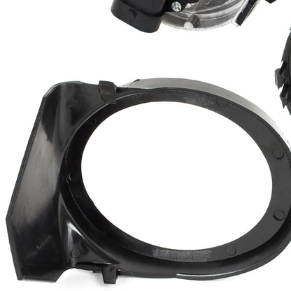BMW 3 E46 M-Package M3 98-04 SMOKED fog lights with frames left + right 4 pcs. SET
