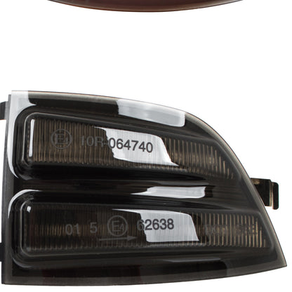 Ford Focus II C-MAX 03-07 Mirror Indicator Left + Right SMOKED DYNAMIC LED 2 pcs. SET