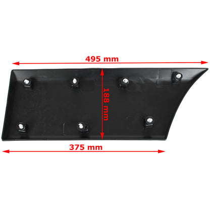 Renault Master III 2010- L2 version side molding BEFORE the rear wheel NO HOLE right
