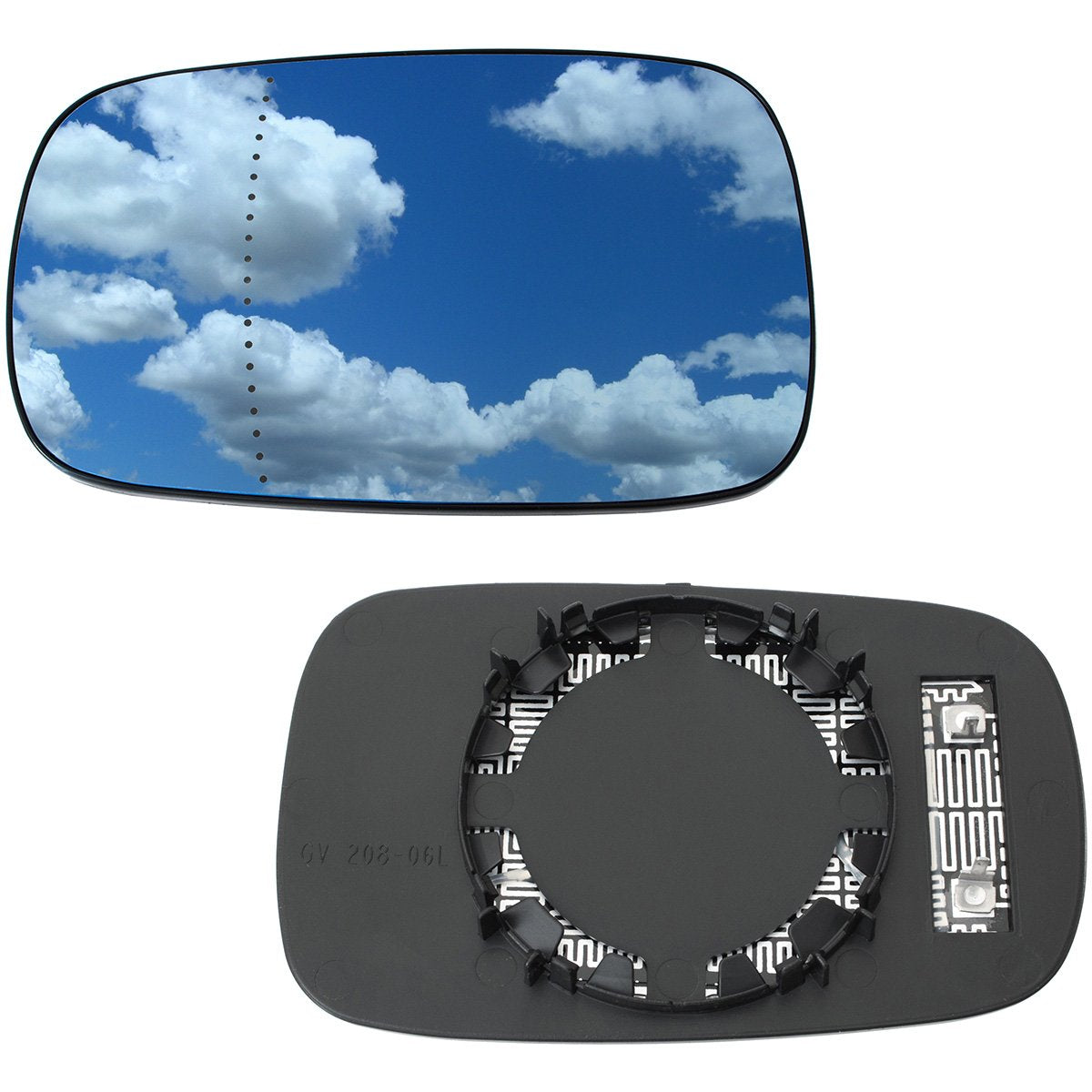Renault Laguna II 01-05 HEATED left mirror insert