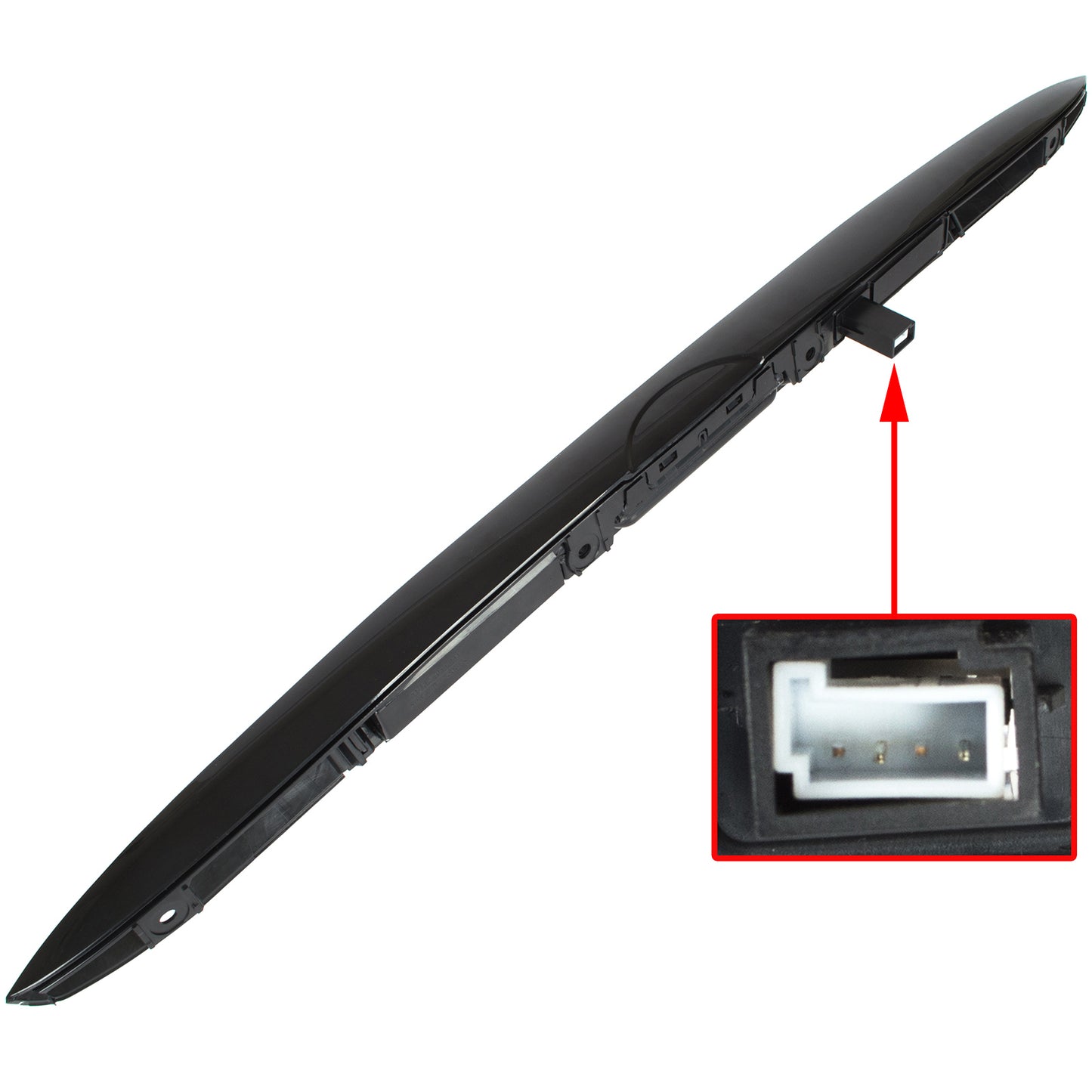 BMW X5 E53 00-06 License Plate Light Strip with Trunk Opening Microswitch