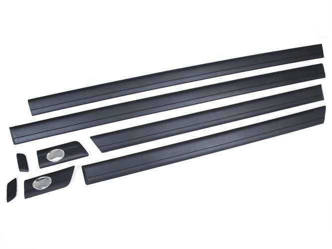 Audi 100 C4 91-94 side moldings, MIDDLE, set of 8 pieces.