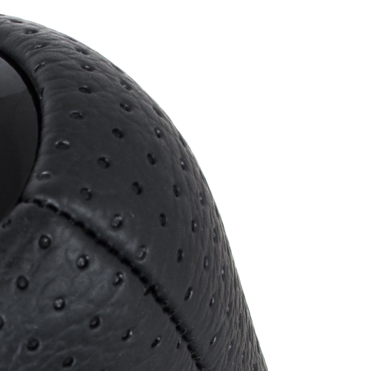 BMW E34 E36 E38 E39 E46 E60 E61 E87 E90 X3 X5 gear shift knob BLACK PERFORATED LEATHER 5 SPEED