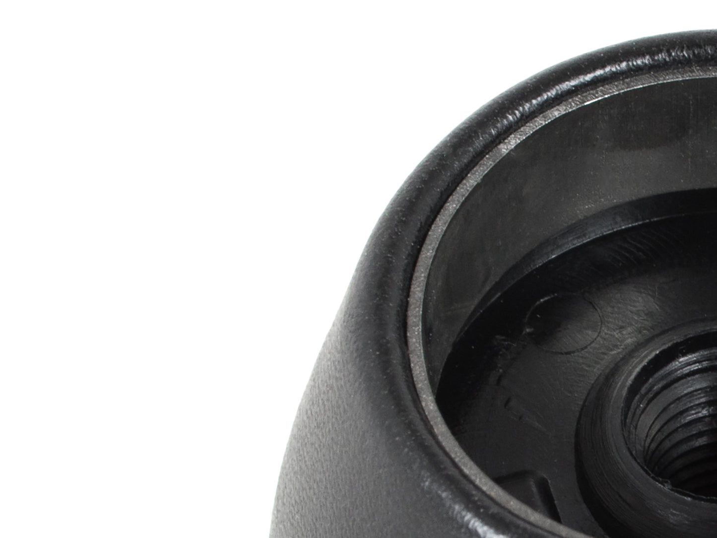 Hyundai Elantra gear knob BLACK + CHROME - SEMI-MATTE 5-SPEED