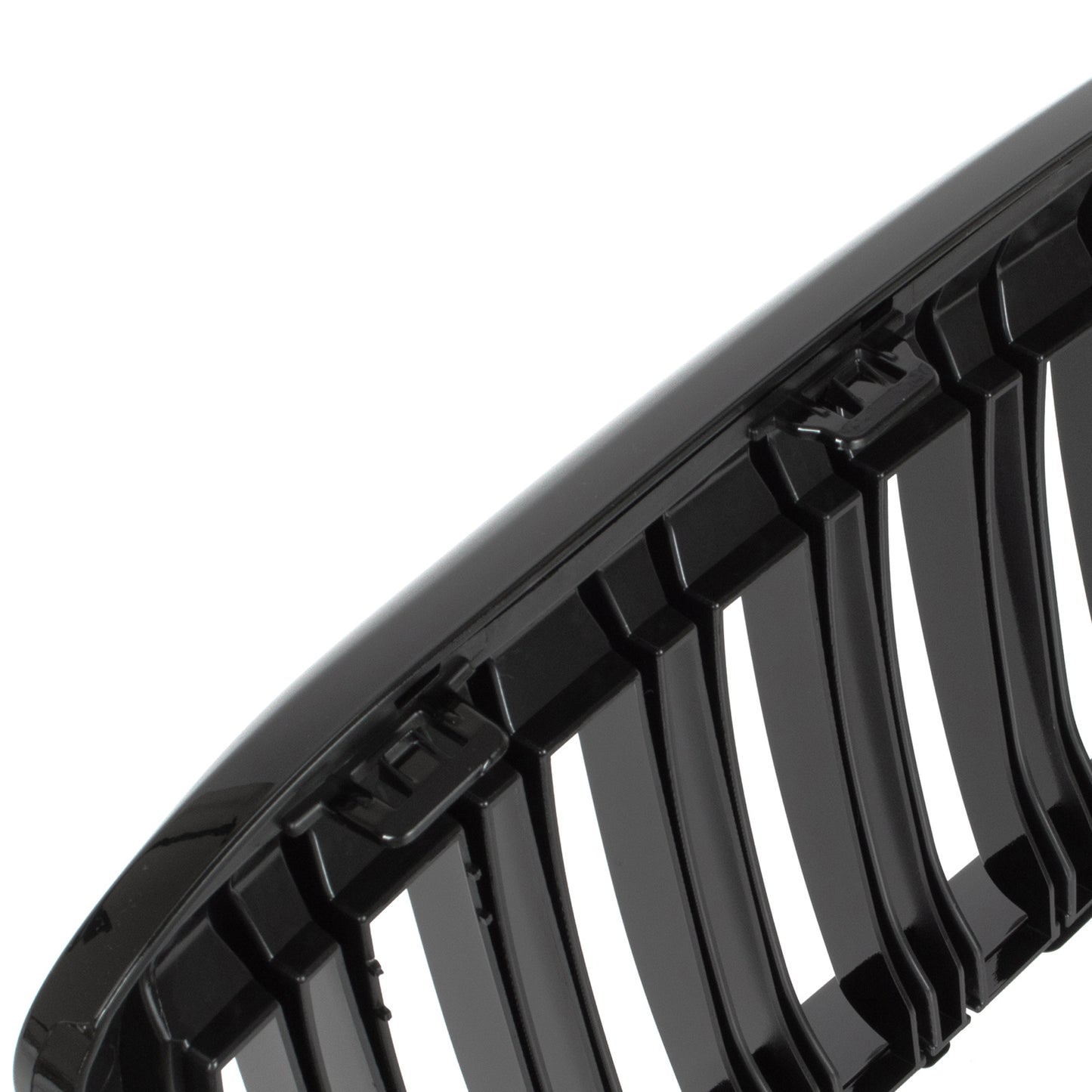 BMW X1 F48 15-19 Grille (Kidneys) Left + Right Set BLACK GLOSSY DOUBLE BAR