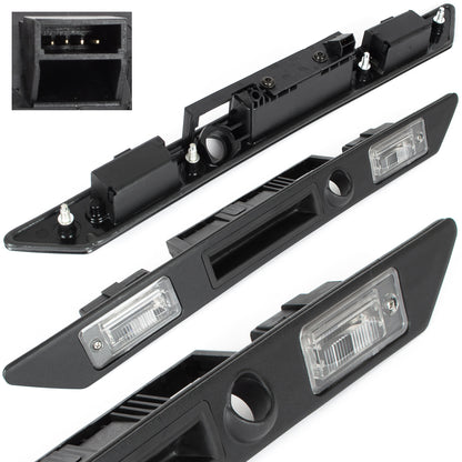 Audi A5 8F Convertible 10-17 license plate light strip with microswitch for tailgate opening